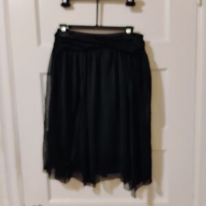 Black Xhilaration Slip On Skirt